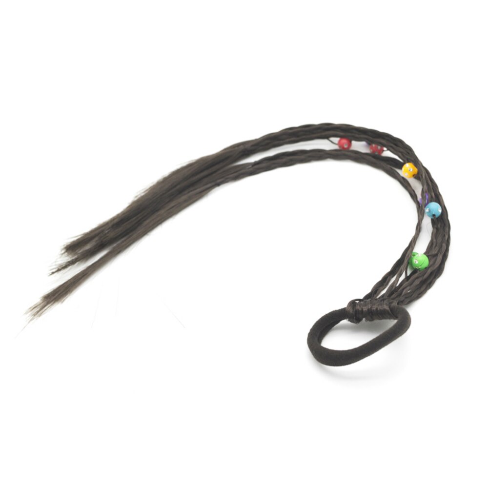 Girls Colorful Wigs Ponytail Hair Ornament Headbands Rubber Bands Beauty Hair Bands Headwear Kids Hair Accessories Head Band: 7