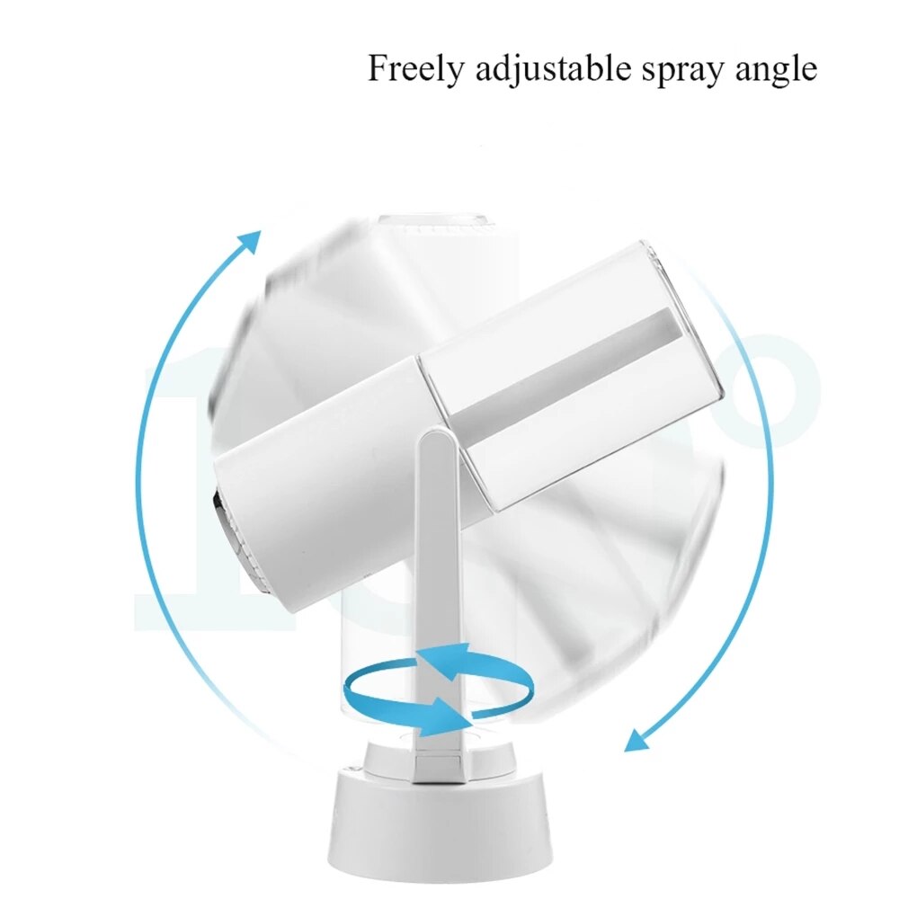 Auto-Rotate Draadloze Magic Shadow Luchtbevochtiger Usb Mist Spuiten Projector Lamp Ultrasone Cool Mist Maker Geurverspreider Voor Thuis