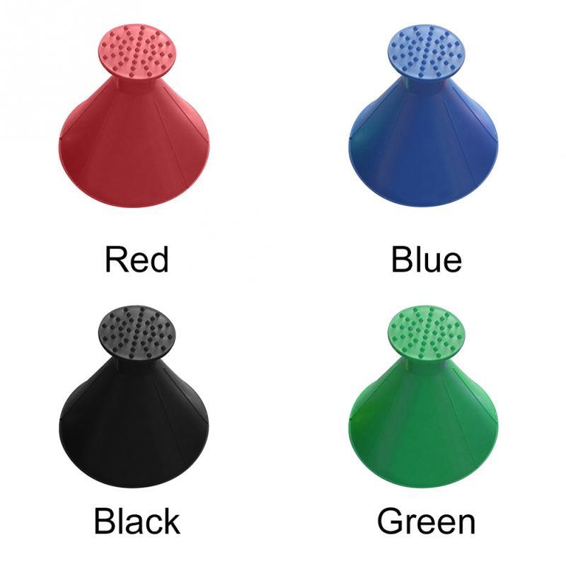 1/3Pcs Magic Auto Ijskrabber Auto Venster Kegel Schraper Trechter Sneeuw Remover Apparaat Auto Voorruit Borstel voor Sneeuw Schoonmaken Tool