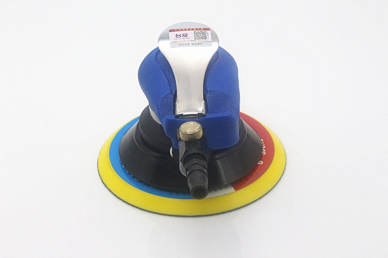 6 "lixadeira orbital aleatória pneumática circular matte do ar da lixa do não-vácuo Polegada, máquina de enceramento de moedura do polimento do ar de 150mm