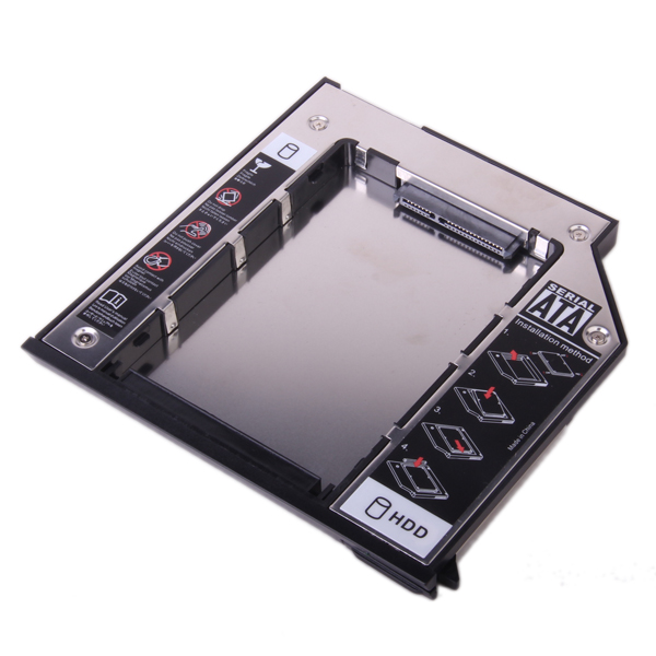 SATA To SATA 2nd SSD HDD Caddy For Dell Latitude E6510 Precision M2400 M4500