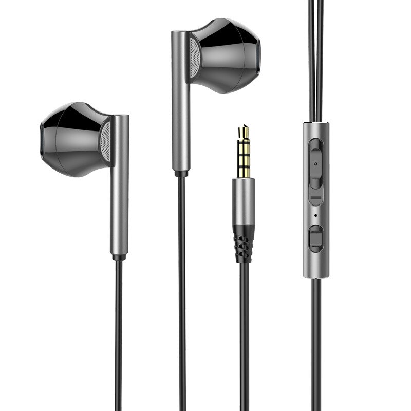 Eardeco 8 Cores Bedrade Oortelefoons Bass In-Ear Hoofdtelefoon Met Microfoon Oortelefoon Oordopjes Mobiele Telefoon Headset Dynamische Stereo: black