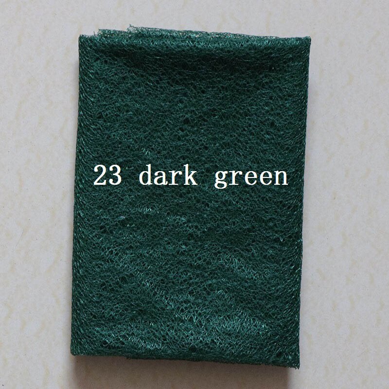 160*50 cm Mesh Gaas Kaasdoek Wraps met Matchende Bloem Hoofdband Volledige Set Voor Pasgeboren Fotografie: 23  Dark green