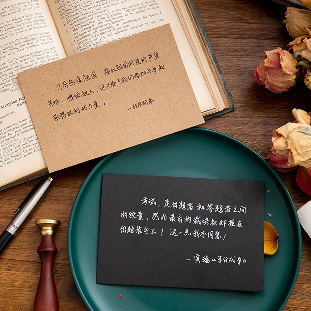 20 Vellen Diy Karton Scrapbook Graffiti Blanco Kaart Kraft Wenskaart Ansichtkaart