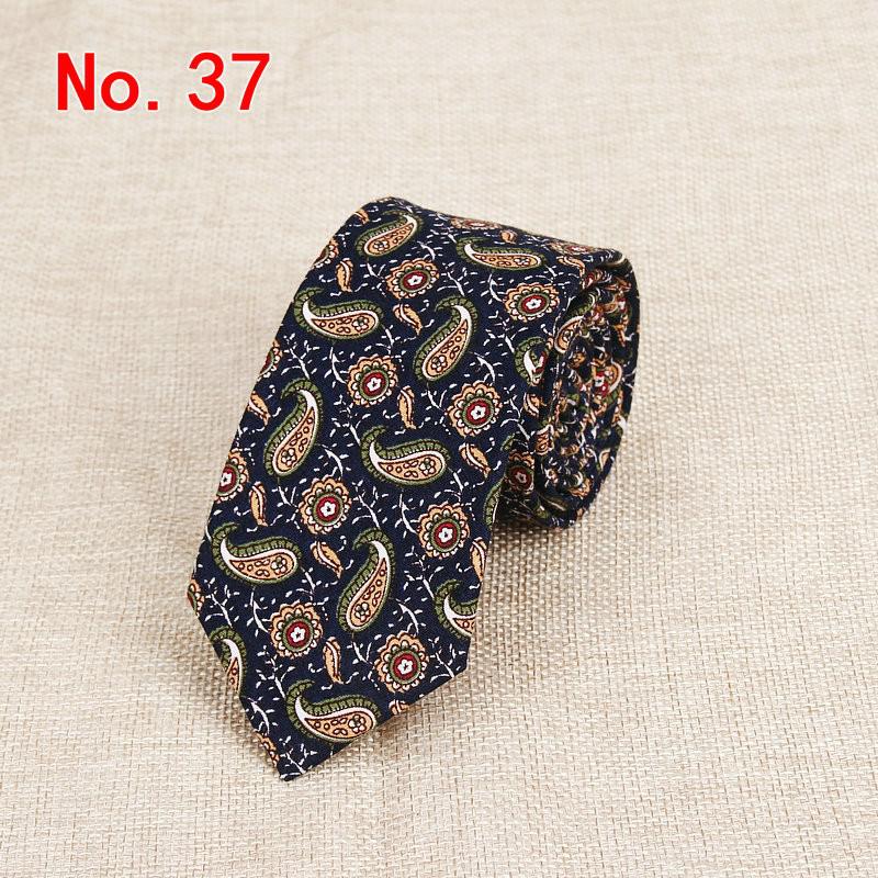 Corbatas clásicas de flores para hombre, Corbata de algodón hecha a mano para hombre, Corbatas florales estrechas de 6CM, , de boda, Corbata informal de Cachemira: Púrpura claro