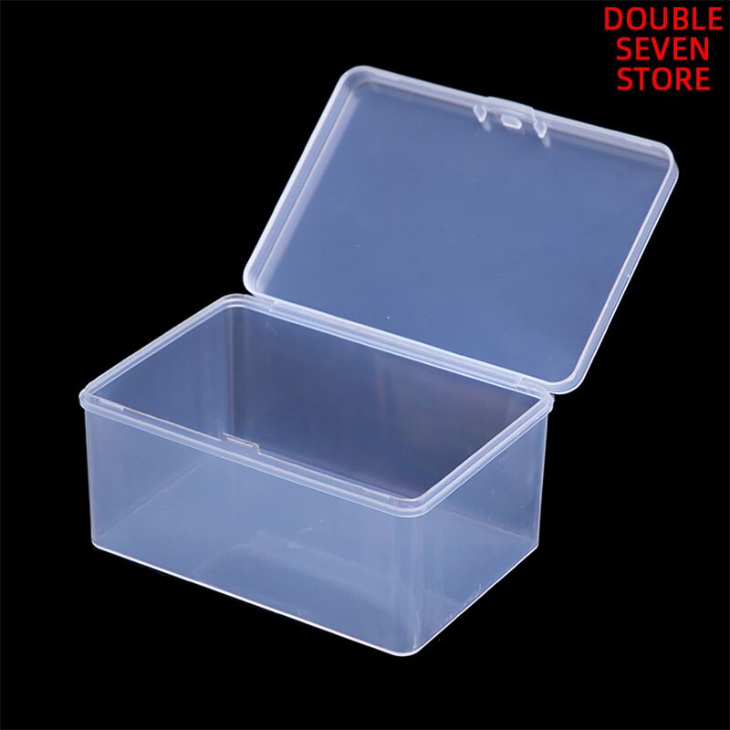 11cm Rectangle PP plastic box thicken with cover hardware screw parts storage box QTY 1PCS
