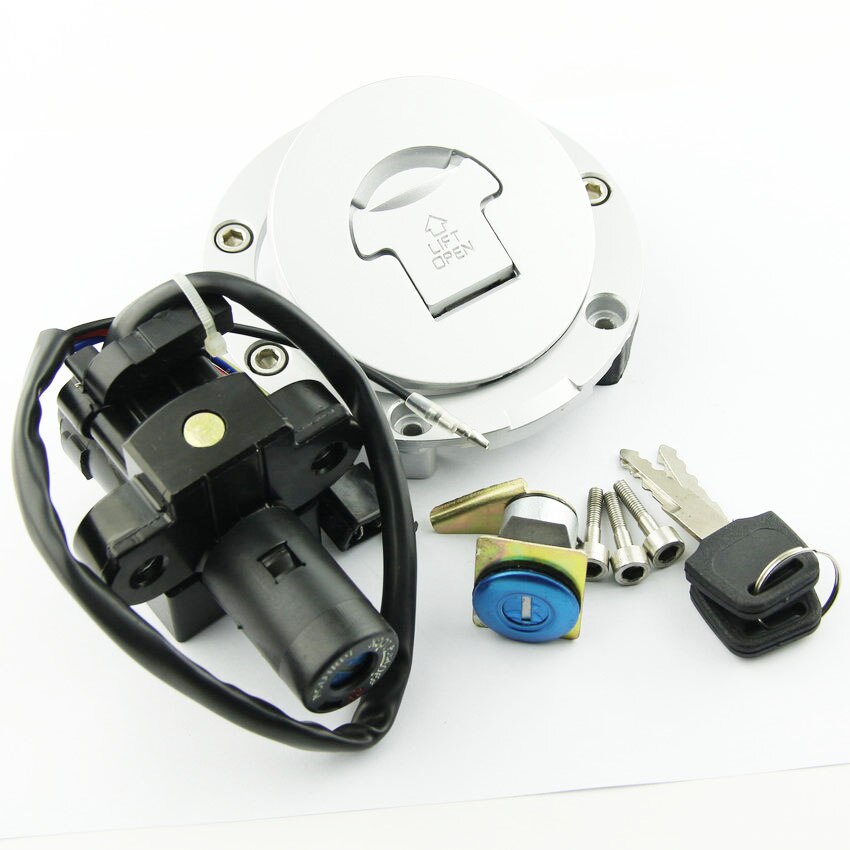 Complete Ignition Switch + Fuel Cap + Seat Lock Key Set For Honda RVF400 VFR400 NC30 NC35