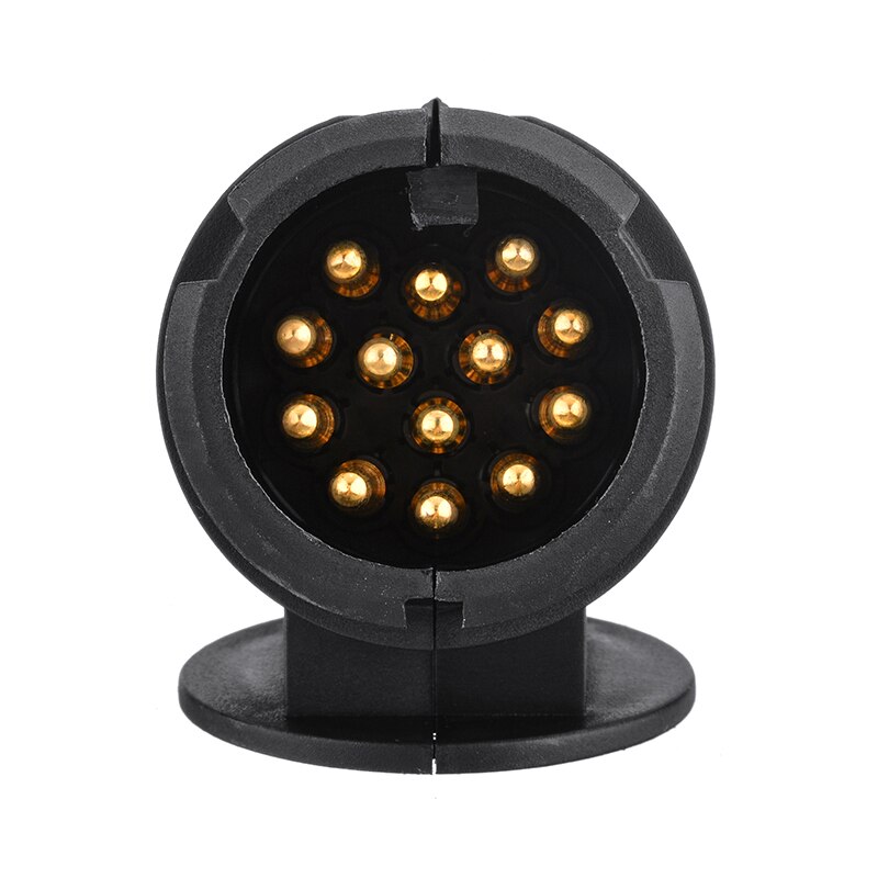 1PC Car Trailer Tester 13 Pin Towing Light Cable Circuit Plug Socket 13 Core Socket 12V Electrics Diagnostic Tools