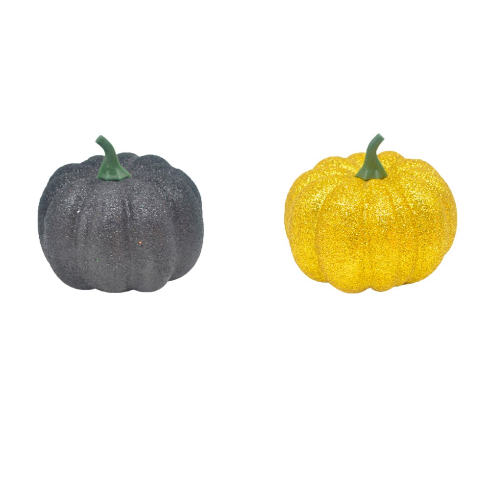 4 stk halloween morsomme gresskar rekvisitter skum kunstig gresskar festrekvisita tilfeldig farge