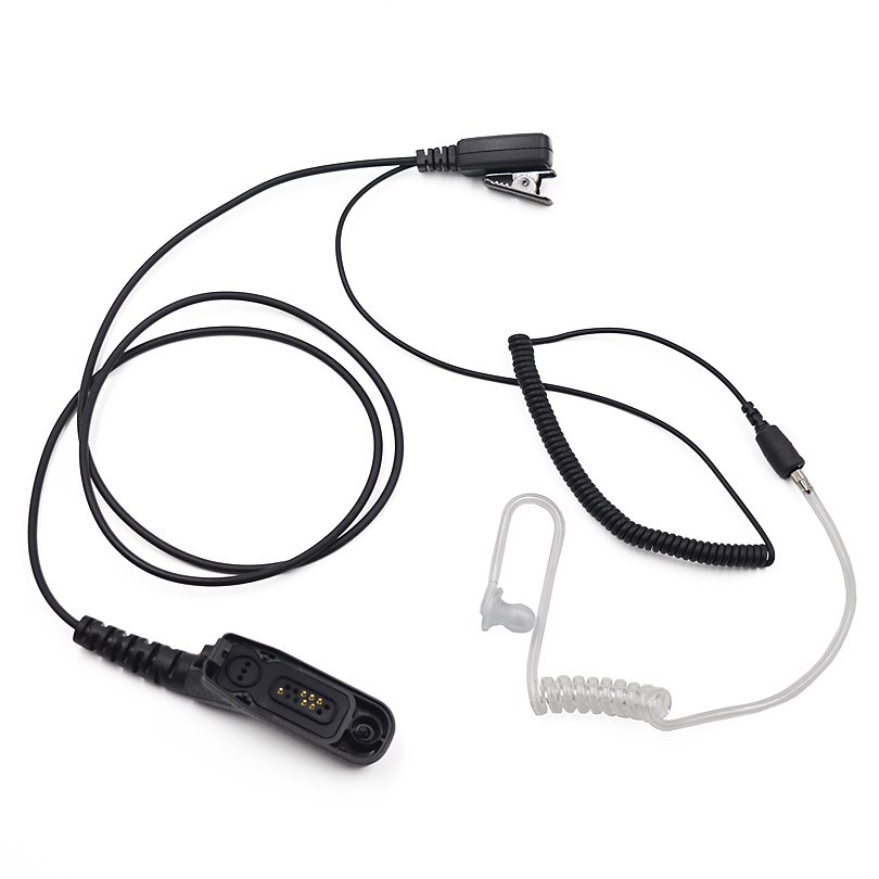 XQF Mooie PTT Air Akoestische Buis Headset Hoofdtelefoon Oortelefoon voor Motorola DP4800 DP4801 MTP6550 APX7000 APX1000 Twee Manier Radio