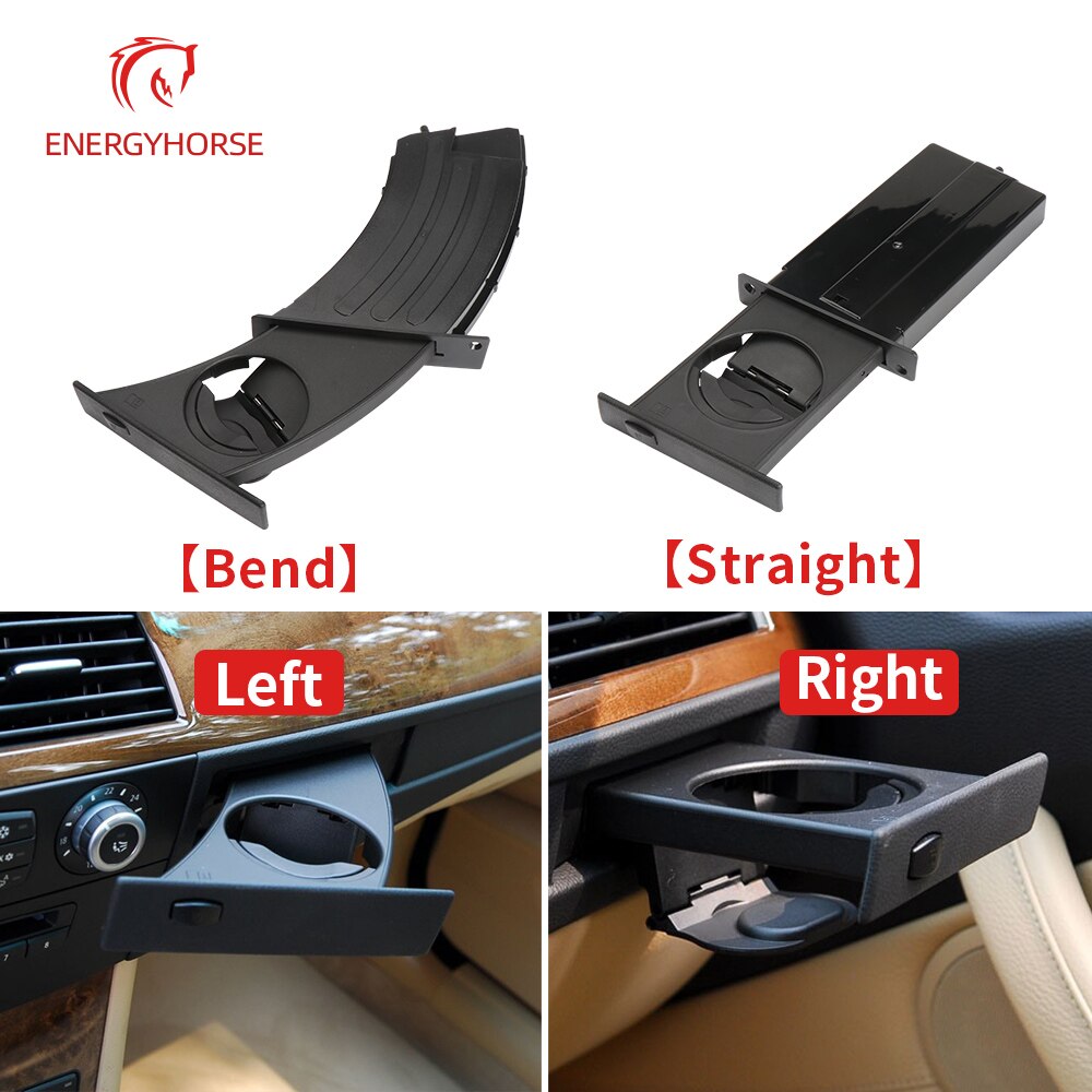 Portavasos delantero izquierdo derecho para salpicadero de coche, accesorios de coche para BMW serie 5, E60, E61, 51459125622