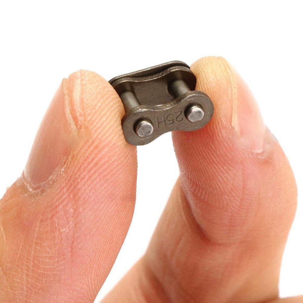 Cadena duradera de 25H 136 segmentos de acero inoxidable para Scooter Eléctrico 55-65-80 engranaje