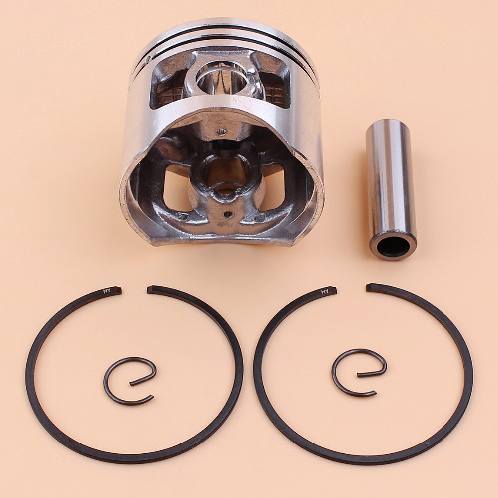 Motorsav stempel kit 45mm til kinesisk 5200 52cc g5200 gas cylinder motor motor m/ pin ringe låser reservedele