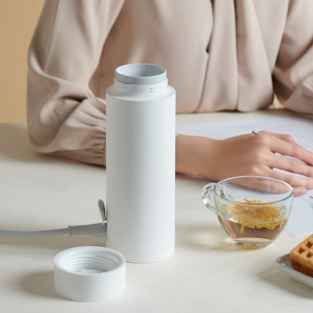 XIAOMI MIJIA Heated Mug Electric Cup Electric Smart Kettle350ml Portable Mini Kettle Stainless Steel Vacuum Side Wall Insulation