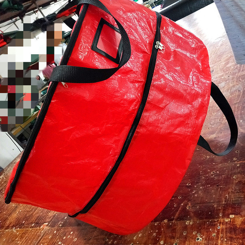 1Pc Doppel Schicht Lagerung Tasche Weihnachten Kranz Abdeckung Schützen Wasserdichte Große-kapazität Decke Kleidung Ornament Organisieren Werkzeuge
