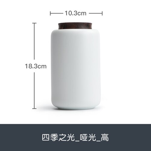 Organizer Tea Coffee Sugar Storage Jars Tea Box Organizer Ceramic Box Container Ceramic Storage Caja Para Te Ceramic Jar: B