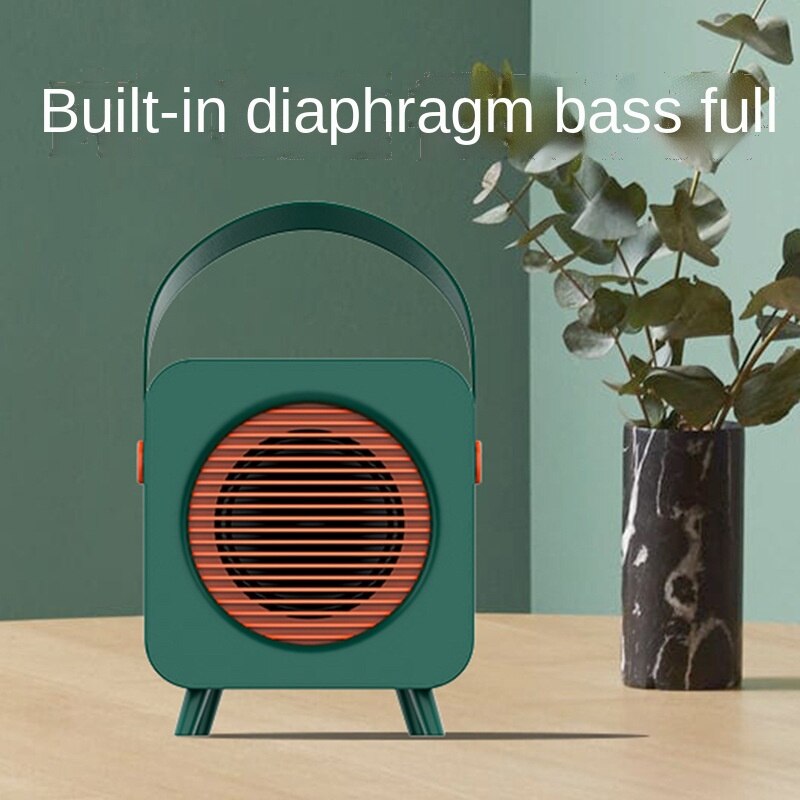 Simple Stylish Portable Speaker Retro Bluetooth Audio Small Portable Car Home Subwoofer Portable Bluetooth Speaker