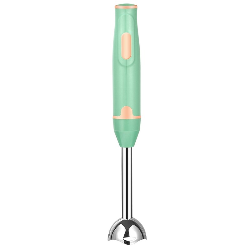 Immersion Hand Stick Blender Electric Food Vegetable Grinder Hand-Held Cooking Complementary Food Machine EU Plug: green