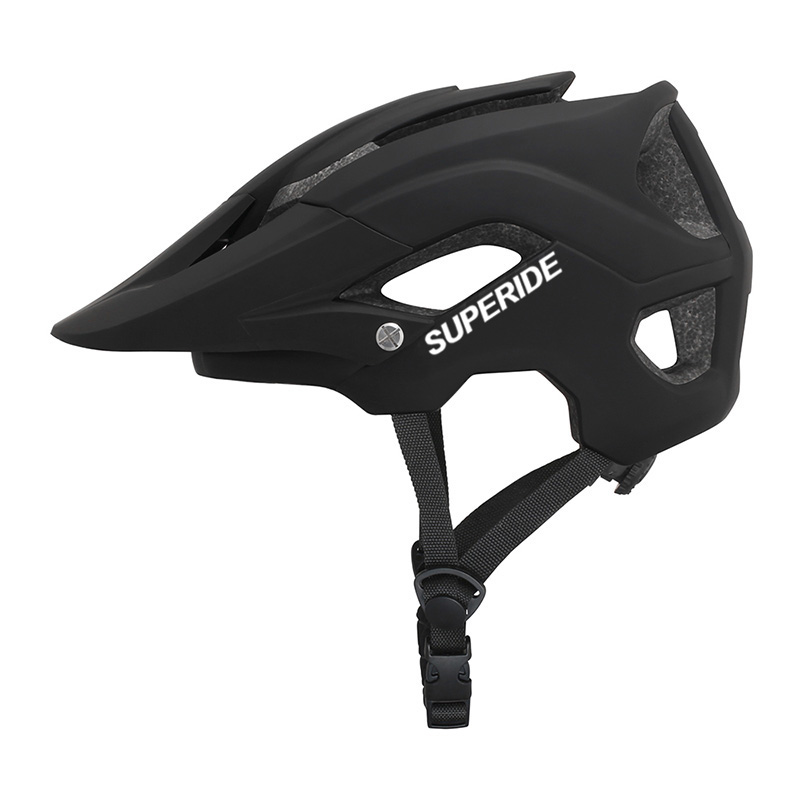 Superide em-molde dh mtb capacete de bicicleta esportes anti-impacto estrada mountain bike capacete das mulheres dos homens equitação ciclismo capacete: M / Vermelho