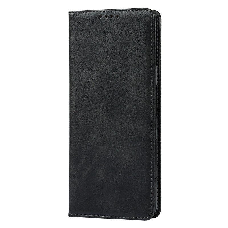 Skórzane etui do Sony Xperia 1 III etui z klapką etui na karty magnetyczne przyciąganie pokrywy skrzynka dla Sony Xperia 1 II portfel etui: For Xperia 1 / Black