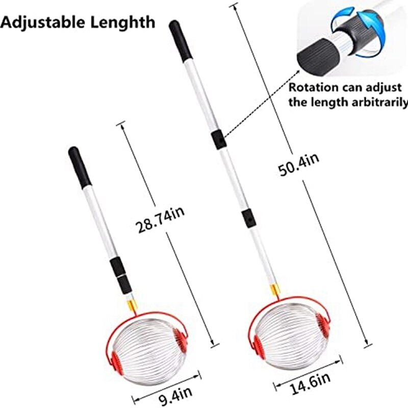 Nut Collector Tool Hickory Collector Rolling Nut Harvester Ball Pickup Nut Harvester Fruit Picker for Hickory Chestnut