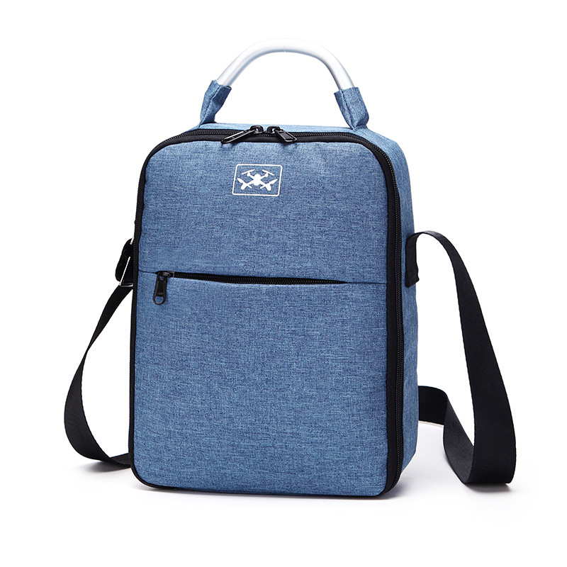 Portable Storage Bag Travel Case Carring Shoulder Bag For DJI Spark Drone Accessories Handheld Carrying Case Bag Waterproof: Blue