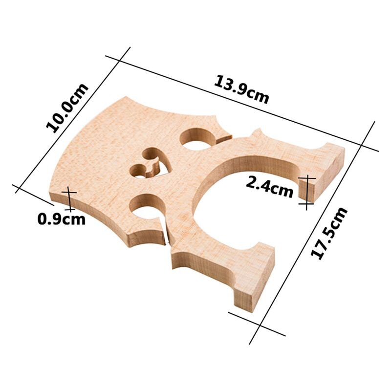 Cello Bridge for 1/2 Size Cello Exquisite Maple Material