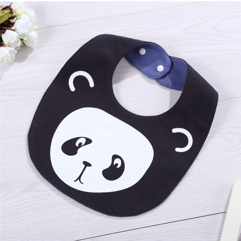 Cotton Lovely Cartoon Animal Panda Baby Bibs Newborn Infant Toddler Bibs Burps Clothes Waterproof Saliva Towels Baberos Apron