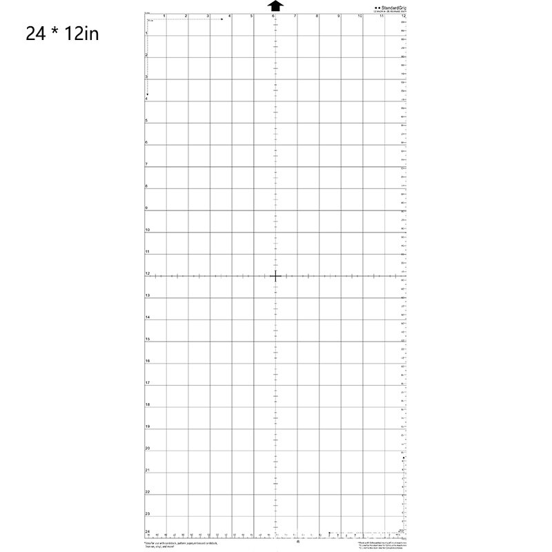 12x24 Inches Replacement Cutting Mat Transparent Adhesive Cricut Mat Mat For Silhouette Cameo Cricut Explore Plotter Machine: 2pcs 12 x24in