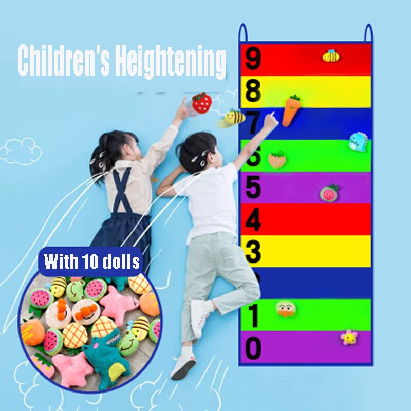 50CM Kids Height Sports Jumping Growth Blanket Height Measure Tool Toys for Children Home Touch Height Tester Sports Game Toys