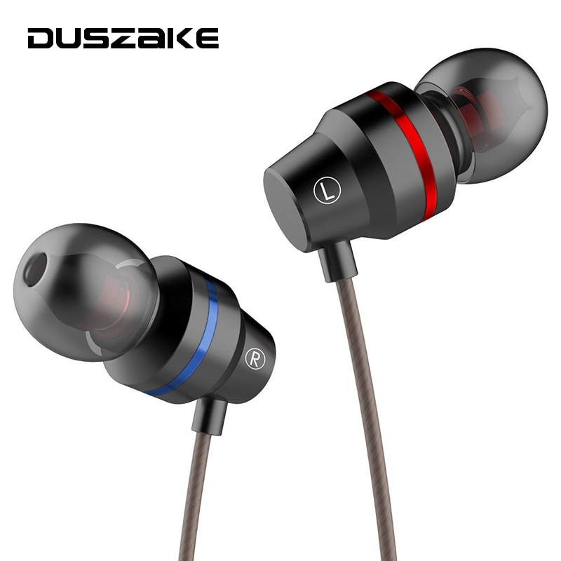 Duszake in-ear telefoon oordopjes koptelefoon met microfoon voor xiaomi telefoon oordopjes koptelefoon bedrade oordopjes voor telefoon sport