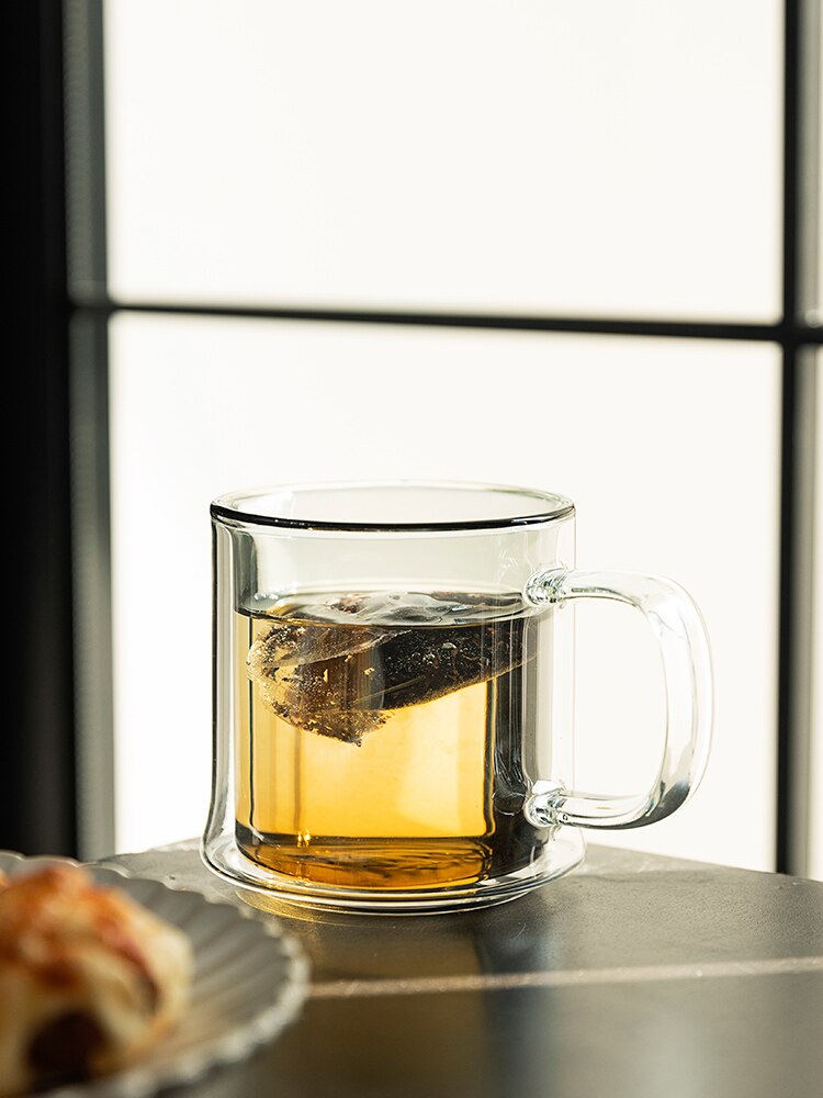 260ml isolerat dubbelglas kaffekopp enkel ins kopp glas vattenkopp värmebeständig mugg par kopp hem eftermiddagste kopp