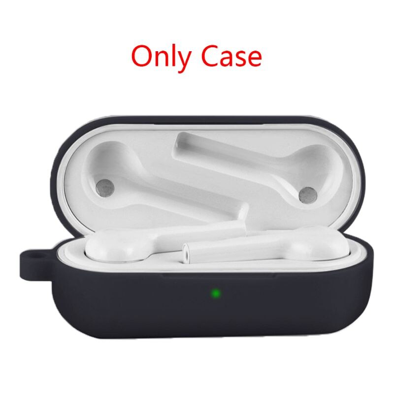 Dustproof Protective Case Shell Soft Silicone Earphone Cover for Honor Magic Earbuds Wireless Headphones Headset: Black