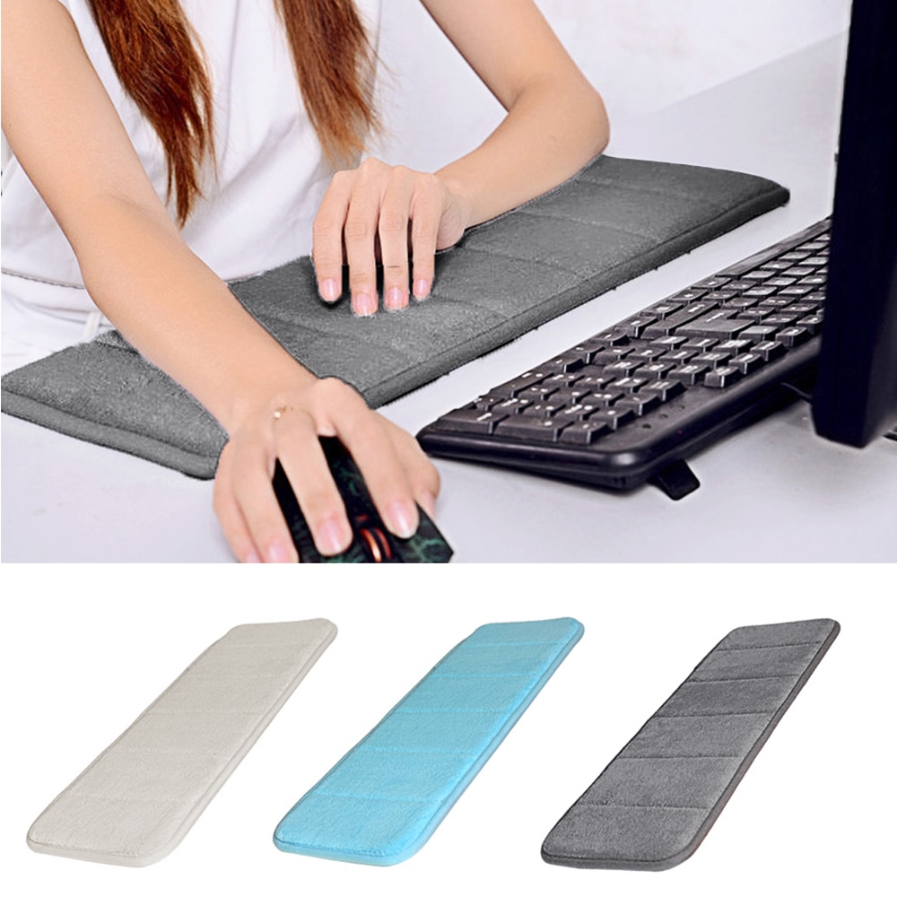 VONETS teclado suave almohadilla Ultra algodón absorbente de sudor Anti-slip ordenador muñeca alfombrilla para codos para oficina mesa de escritorio