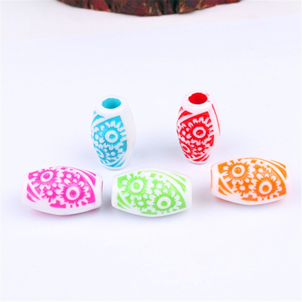 50PCS Hair Jewelry Braids Mixed Colors Plastic Cuffs Clip Beads Dreadlocks Tubes Pendants Hair Rings Extension Styling Accessori