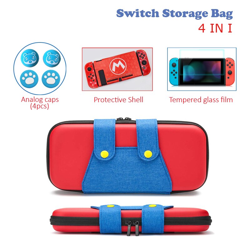 Mari Style Storage Bag Animal Crossing for Nintendo Switch Portable Travel Carrying Case for NS Switch Game Accessories: I