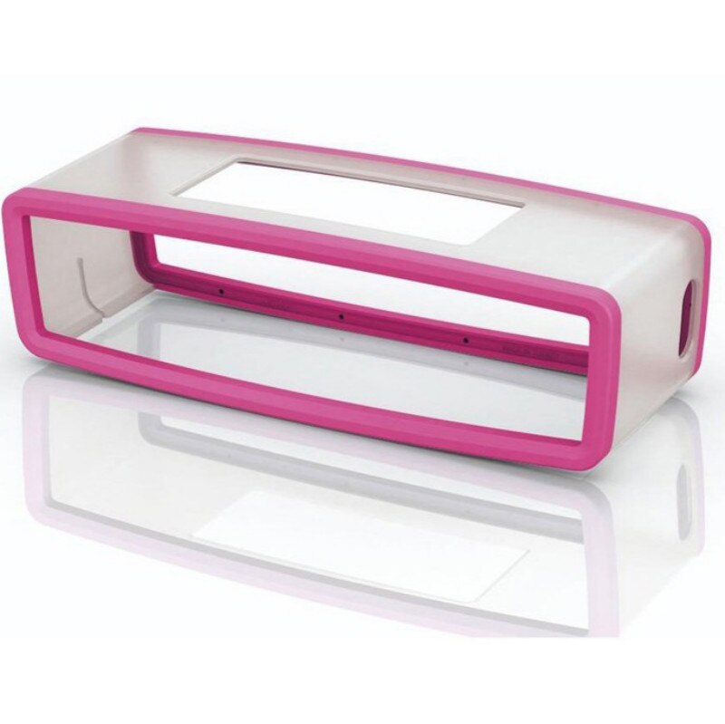 Coque en Silicone pour haut-parleur Portable pour Bose SoundLink Mini 1 2 Bluetooth protecteur de haut-parleur: pink