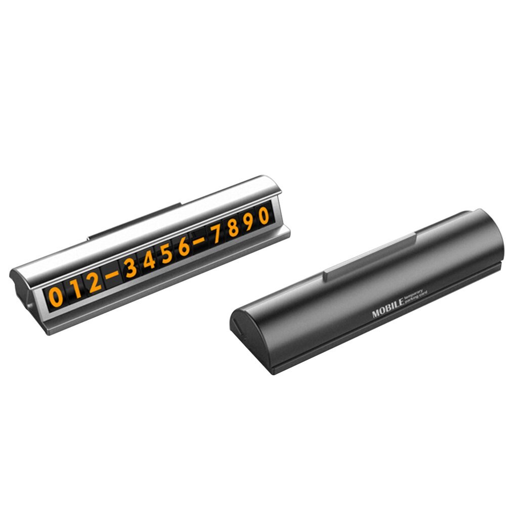 Car Temporary Parking Card Parking Sign Car Number Plate Docking Mobile Phone Number Plate