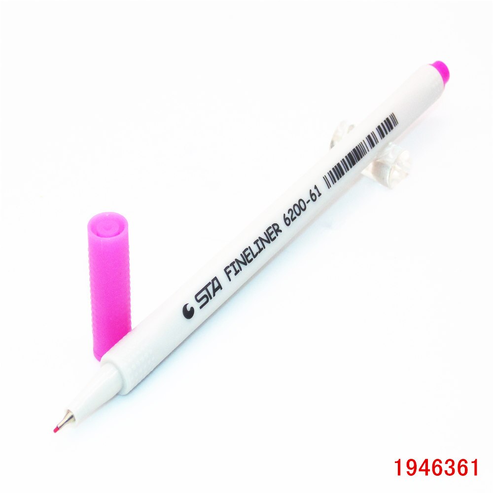 0.4mm 18 farger fine liner penner superfine tusj penn kunst tegnepenn for barn graffiti krok fiber penn: 61