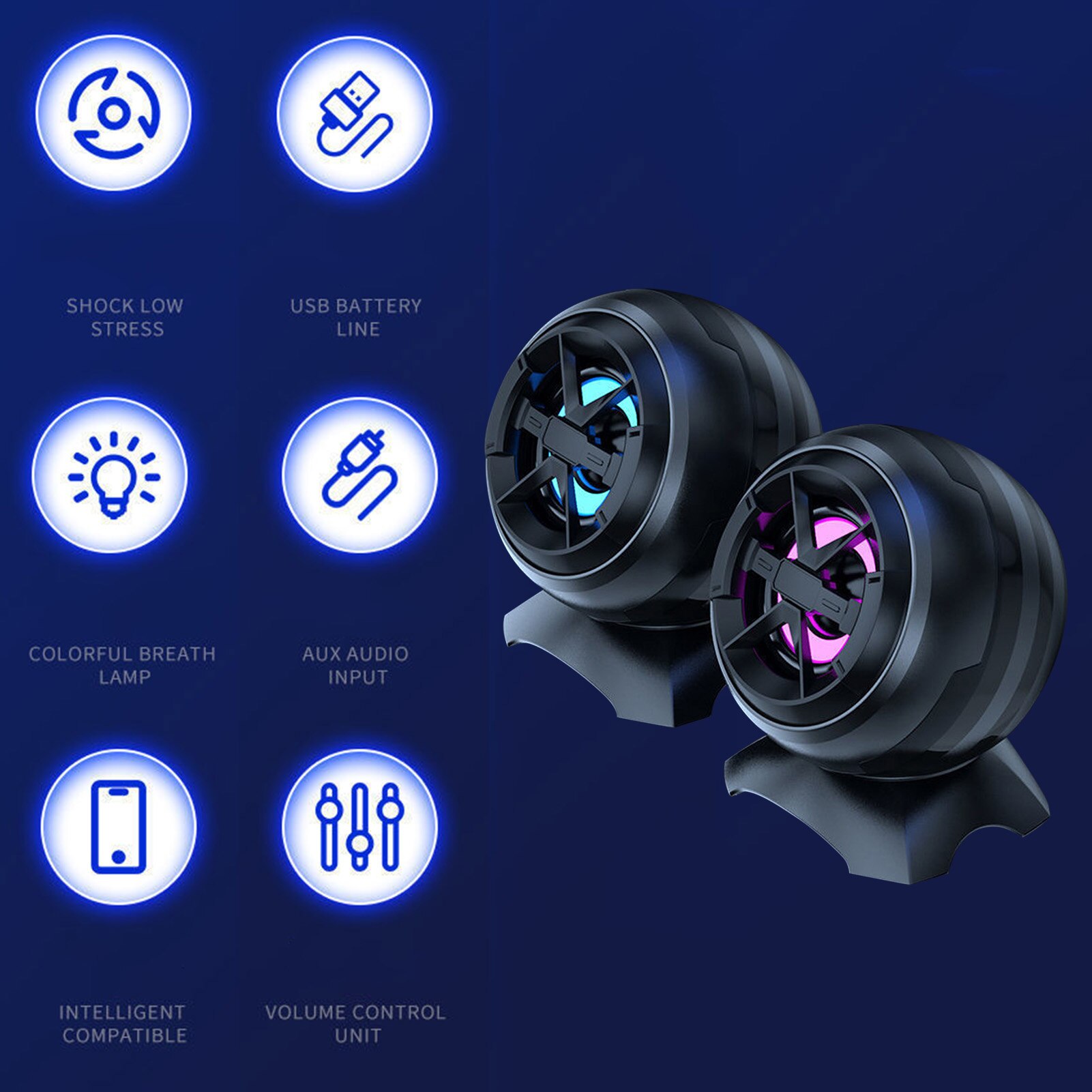 Laptop Speakers Fabulous Stereo Speakers With Excellent Sound Effect