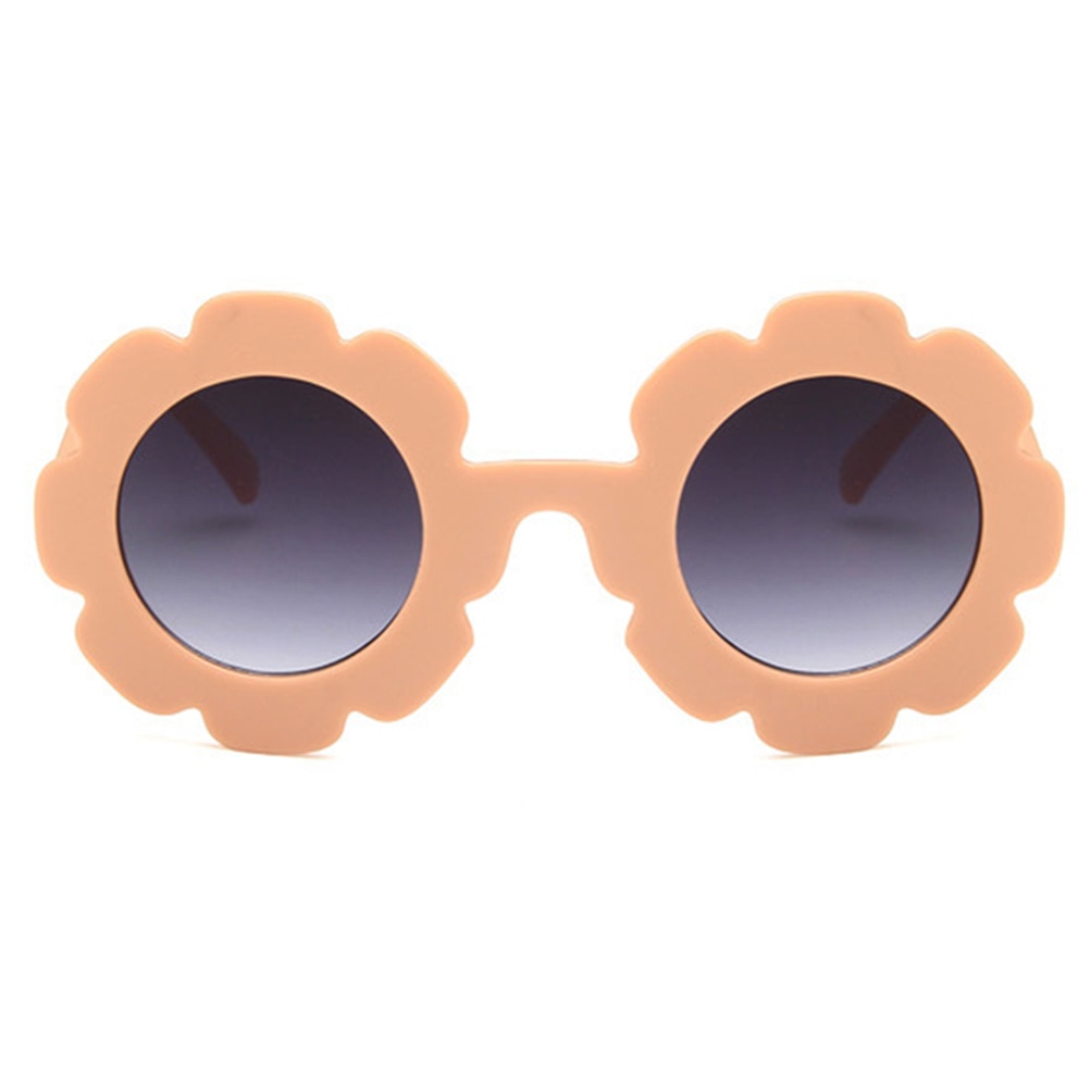 Leuke Speelgoed Kids Zomer Zonnebloem Zonnebril Anti-Uv Bescherming Reflecterende Zonnebril Kids 5 Kleuren Frame Zonnebril: Oranje