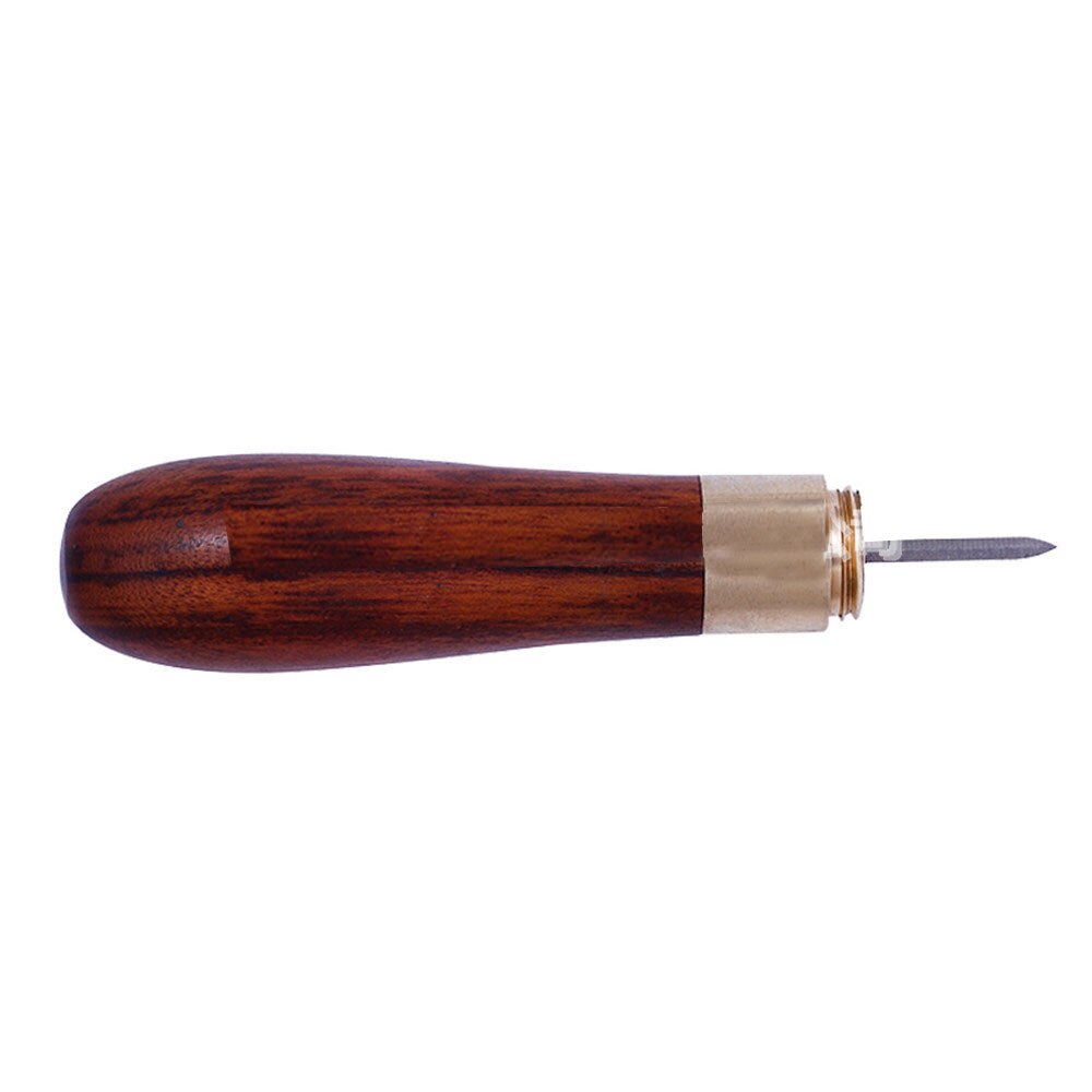Poinçon de couture en cuir rouge en losange | Poinçon de couture en losange 4MM 5MM, manche en bois d'ébène, artisanat, Kits outils de couture faits main, bricolage