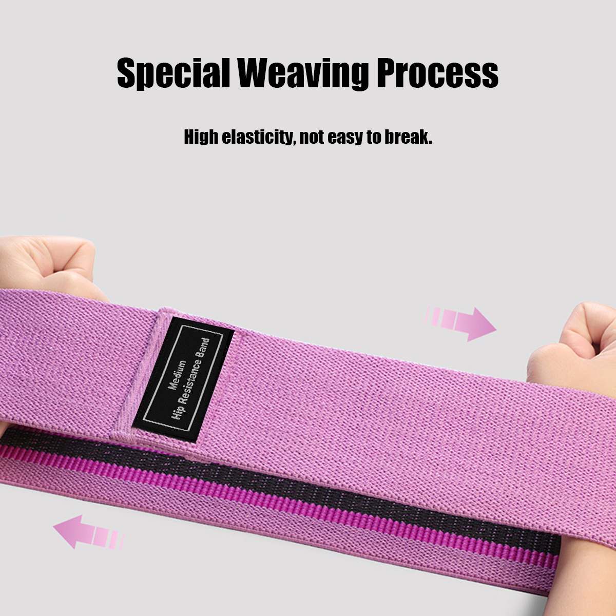 3PCS Squats Resistance Band Hip Legs Yoga Band Home Indoor Fitness Gym Equipments Squat Expander Training Workout Exercise