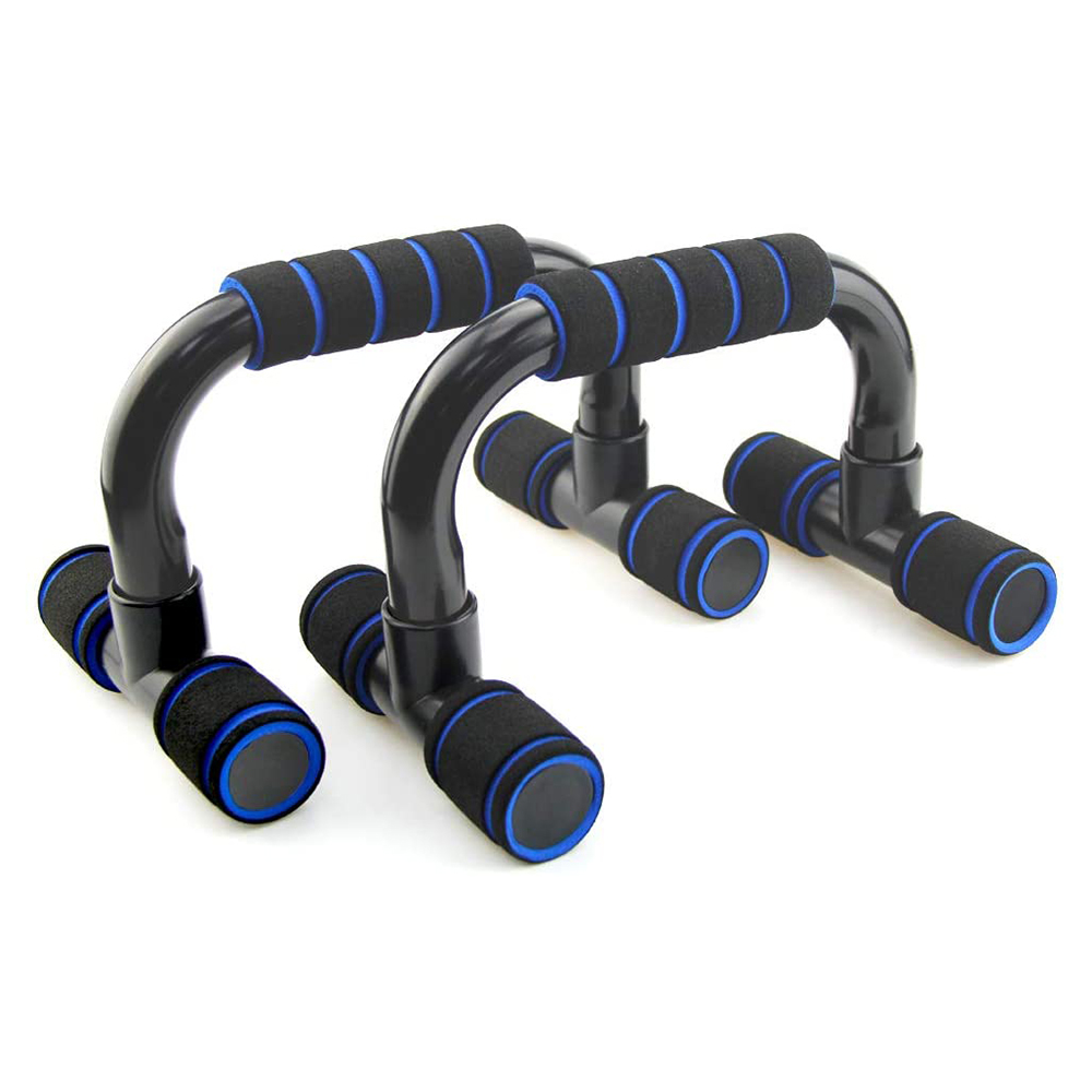 Barra de realce para acondicionamiento físico, barras de realce para construcción de músculos en el pecho, para casa o gimnasio, ejercicio de entrenamiento, ejercicio de construcción: Azul