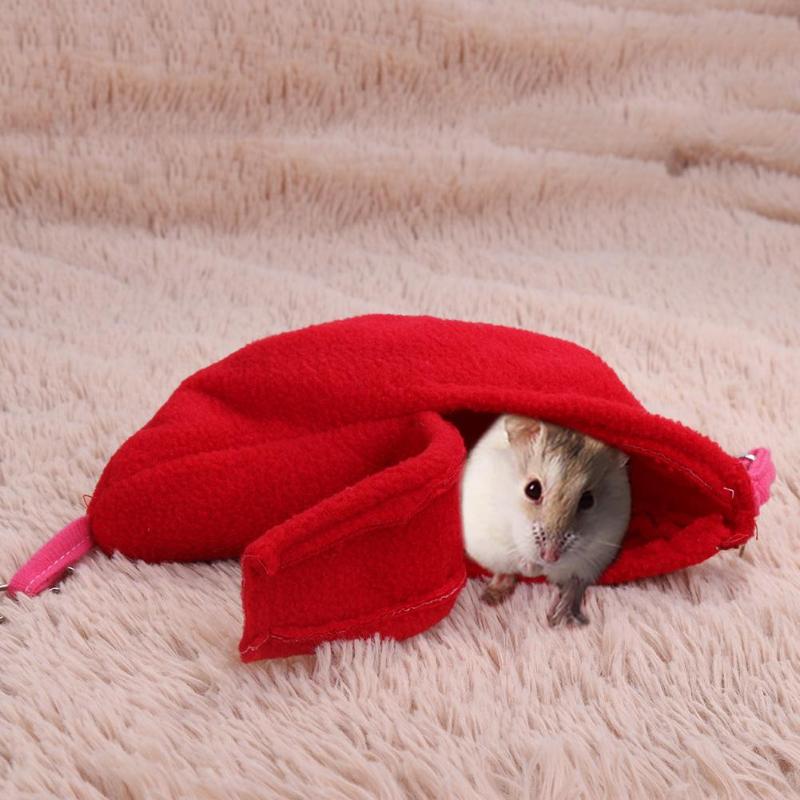 Hamster Opknoping Kooi Hangmat Huisdier Bed Rat Vogels Warm Banaan Hamster Slapen Nest Huis Voor Swing Kooi Huisdier Kleine Dieren hangmat