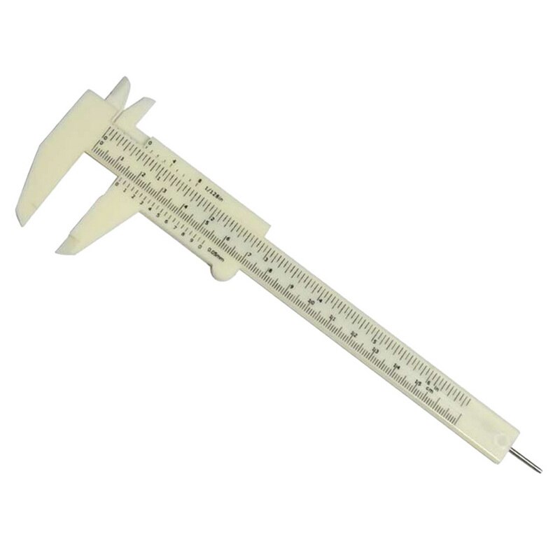 Regla electrónica Digital fibra de carbono calibrador Vernier de 150mm herramienta de medida deslizante regla micrométrica herramienta de medir, regla: 150mm beige