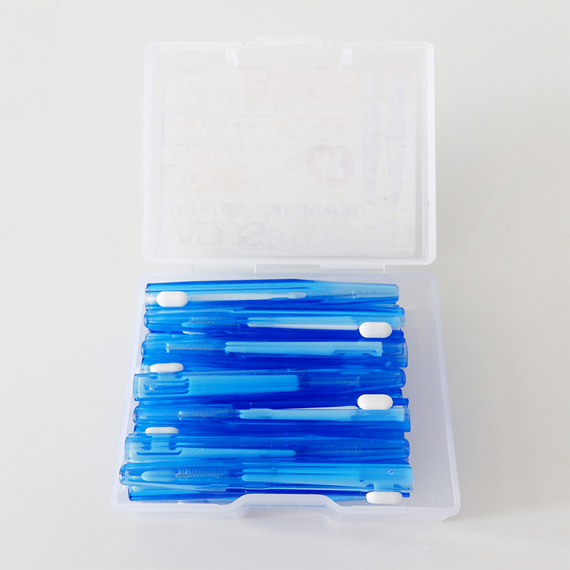20pcs/box Interdental Brush Dental Floss Picks Refill Teeth Stick Flosser Oral Deep Clean Toothpick Interdental Cleaning Brush