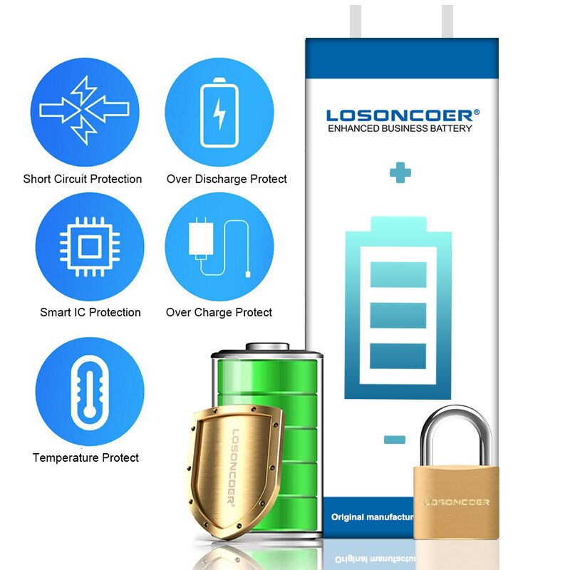 LOSONCOER 13000mAh Tablet Battery For Cube IWORK 1X IWORK1X i30