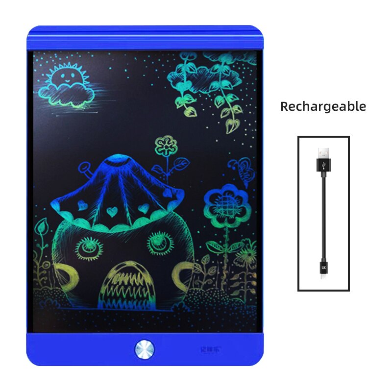 16 Inch LCD Writing Board Drawing Tablet Handwriting Pads Electronic Graffiti Tablet 13 Inch Writing Tablet: 13 Inch Color Blue