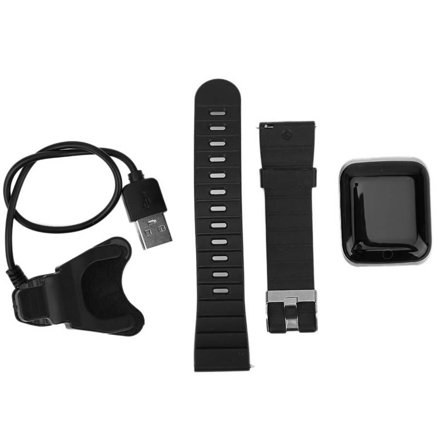 Slimme armband  dt9 gezonde stappenteller slimme armband multifunctionele hartslagmeter sporthorloge sportstappenteller: Zwart